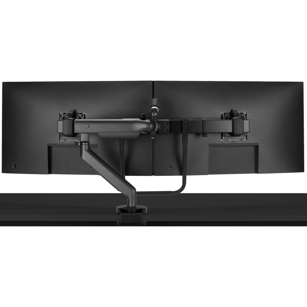 Brazo articulado para dos monitores de gran tamaño Flo X