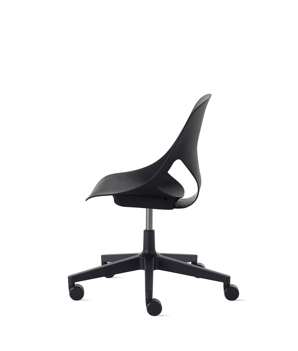 Silla sin descansabrazos Zeph negro/negro