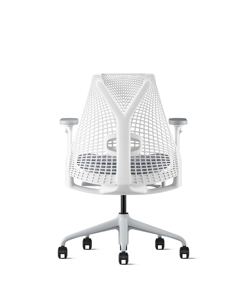 Silla de oficina Sayl studio blanco/silverdale