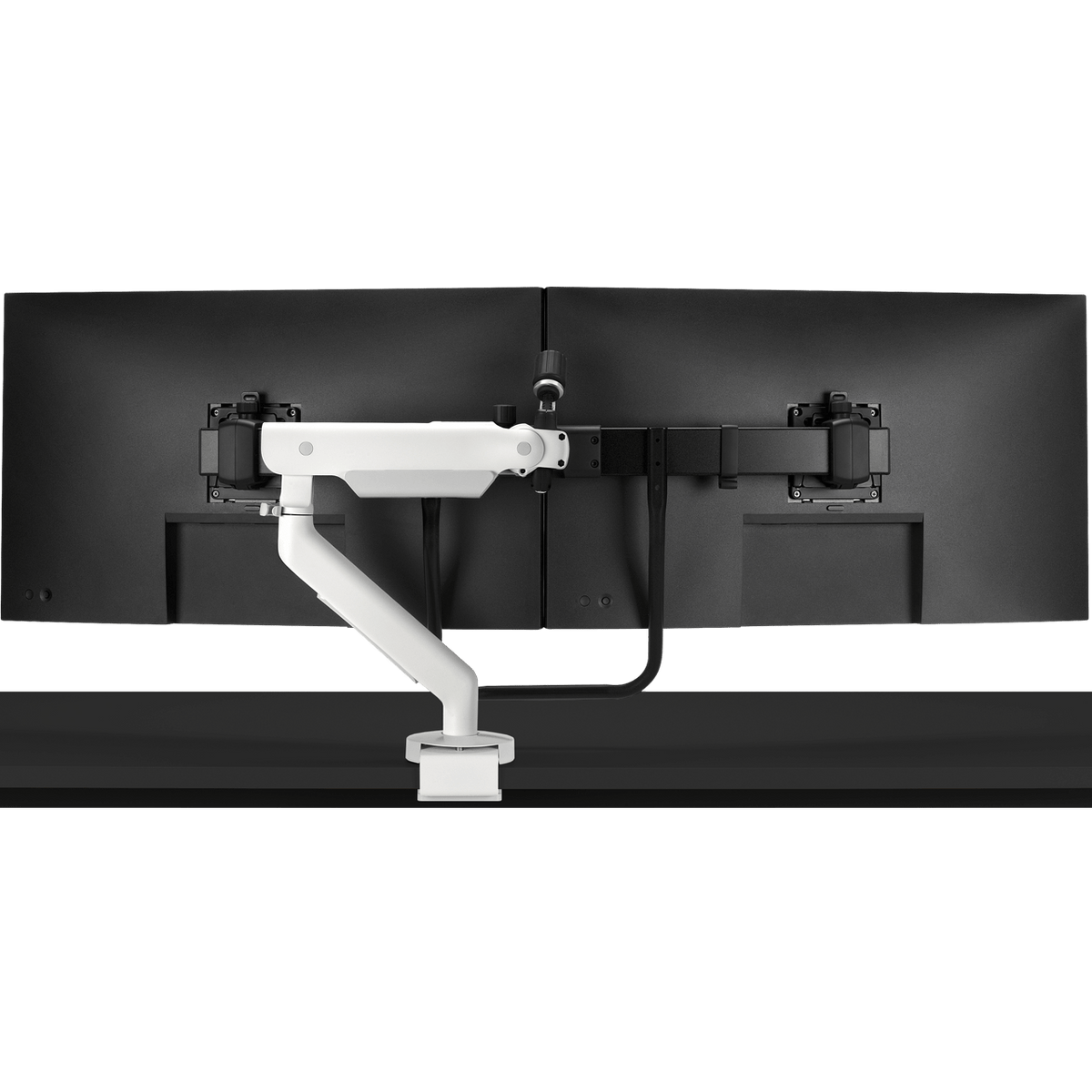 Brazo articulado para dos monitores de gran tamaño Flo X