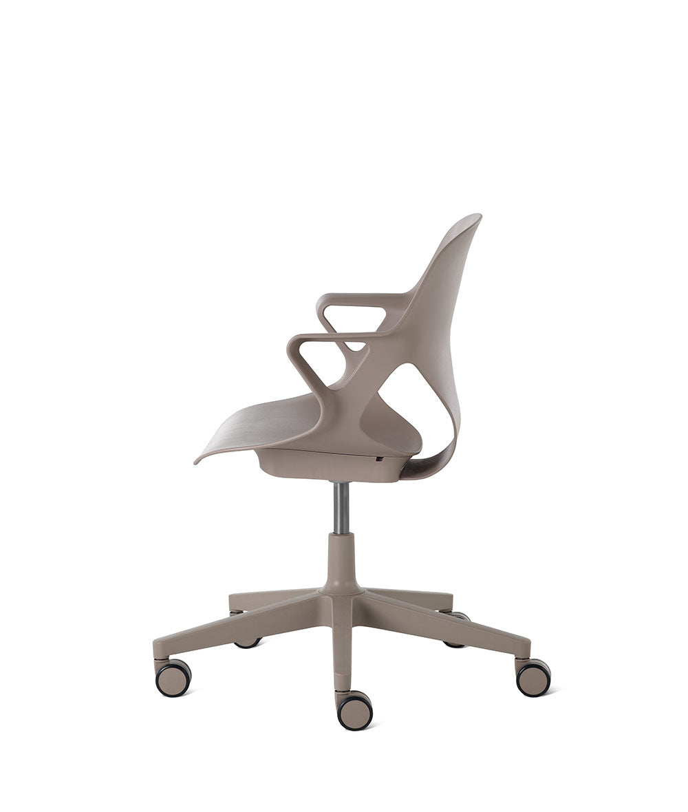 Silla de apoyabrazos fijos Zeph cocoa/cocoa