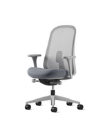 Silla de oficina Lino mineral/rhino